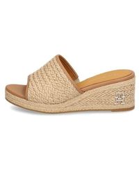 Tommy Hilfiger - Th Rope Wedge Sandal - Lyst
