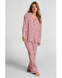 Hunkemöller - Pyjamaset Twill - Lyst
