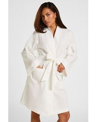 Hunkemöller - Waffle Bathrobe - Lyst