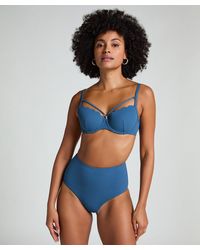 Hunkemöller - Scallop High Waist Rio Bikini Bottom - Lyst