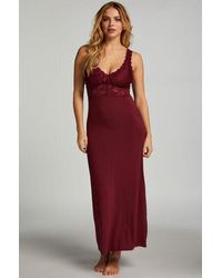 Hunkemöller - Nora Lace Long Slip Dress - Lyst