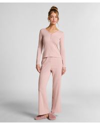Hunkemöller - Pyjamahose Pointelle - Lyst