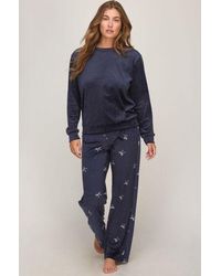 Hunkemöller - Pyjama Set Velours - Lyst