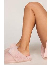 Hunkemöller - Slippers Suede - Lyst