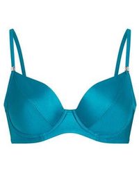 Hunkemöller - Aqua Non-Padded Underwired Bikini Top - Lyst