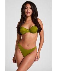 Hunkemöller - Highleg Bikini Bottom Bardolino - Lyst