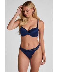 Hunkemöller - Lace & Shine Thong - Lyst