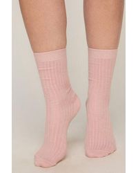 Hunkemöller - Cashmere Blend Ribbed Socks - Lyst