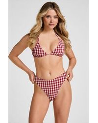 Hunkemöller - Highleg High-Waisted Bikini Bottom Amalfi - Lyst