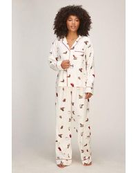 Hunkemöller - Flannel Pyjama Set - Lyst