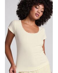 Hunkemöller - Rib Jersey Top - Lyst