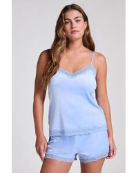 Hunkemöller - Short Velours Lace - Lyst