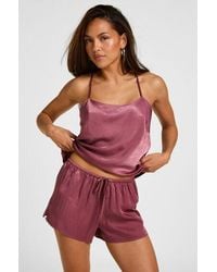 Hunkemöller - Ayla Satin Shorts - Lyst