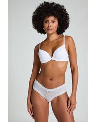 Hunkemöller - V-Shape Mesh Brazilian - Lyst