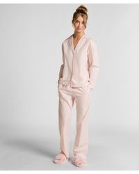 Hunkemöller - Pantalón de pijama de algodón Poplin - Lyst