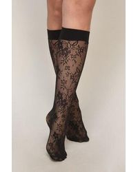 Hunkemöller - Sheer Socks Lace Fishnet - Lyst