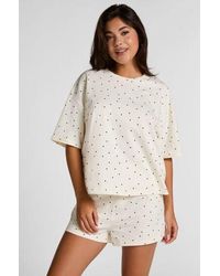 Hunkemöller - Pyjama Set Cotton Jersey Short - Lyst