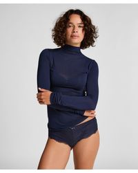 Hunkemöller - Himmlisch weiches Shirt aus Kaschmir-Mix mit Rollkragen - Lyst
