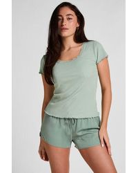 Hunkemöller - Pyjama Top Jersey Rib - Lyst
