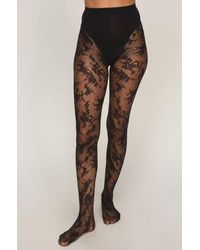 Hunkemöller - Tights 15 Denier All Over Lace - Lyst