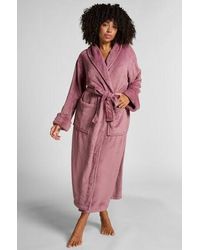 Hunkemöller - Soft Fleece Bathrobe - Lyst