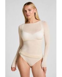 Hunkemöller - Super Soft Boatneck Shirt With Cashmere - Lyst