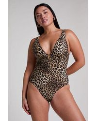 Hunkemöller - Luxe Animalia Shaping Bathingsuit - Lyst