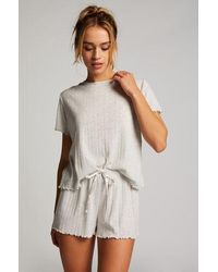 Hunkemöller - Pyjama Shorts Pointelle - Lyst