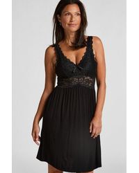 Hunkemöller - Nora Lace Slip Dress - Lyst