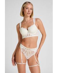Hunkemöller - Withney Suspender Thong - Lyst
