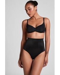 Hunkemöller - Sculpting Scuba High Waisted Thong - Lyst