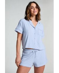 Hunkemöller - Short Jersey Rib Essential - Lyst