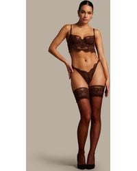 Hunkemöller - 15 Denier Hold-ups Backseam - Lyst