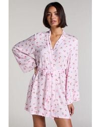 Hunkemöller - Kimono Satin - Lyst