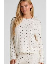 Hunkemöller - Pyjama Top Loose Pointelle - Lyst