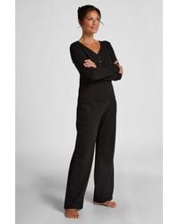Hunkemöller - Pyjamabroek Pointelle - Lyst