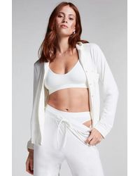 Hunkemöller - Jacket Jersey Essential - Lyst