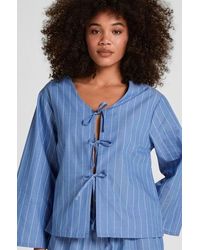 Hunkemöller - Striped Pyjama Jacket - Lyst