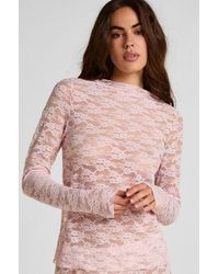 Hunkemöller - Top Allover Lace - Lyst