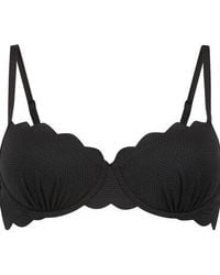 Hunkemöller - Scallop Padded Underwired Bikini Top - Lyst