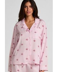 Hunkemöller - Jacket Woven Cherry - Lyst