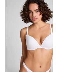 Hunkemöller - Cotton Padded Underwired Push-Up Bra - Lyst