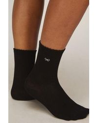 Hunkemöller - 2 Pair Cotton Crew Socks - Lyst