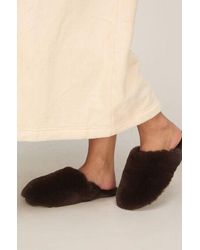Hunkemöller - Slipper Faux Fur - Lyst