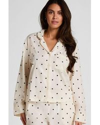 Hunkemöller - Jacket Cotton Dot - Lyst