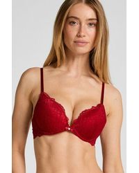 Hunkemöller - Marine Padded Underwired Push-Up Bra - Lyst