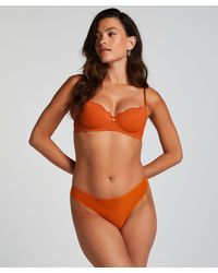 Hunkemöller - Invisible Stripe Mesh Thong - Lyst
