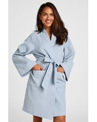 Hunkemöller - Waffle Bathrobe - Lyst