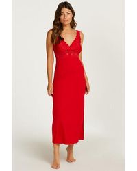 Hunkemöller - Nora Lace Long Slip Dress - Lyst