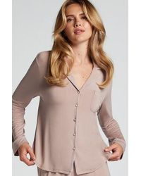 Hunkemöller - Essential Jersey Long-Sleeved Jacket - Lyst